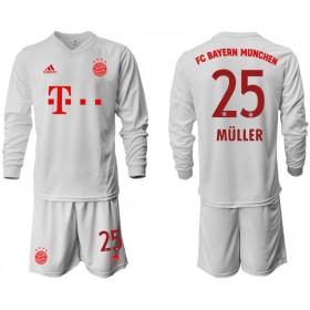 Maillot Bayern Munich Thomas Muller 25 Enfant Extérieur 2020/2021 Manche Longue